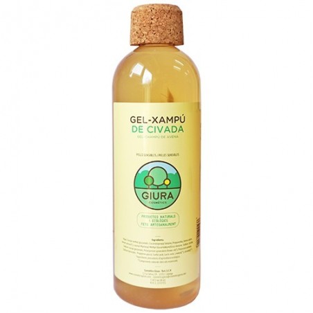 Gel-xampú de civada ecològic 750 ml de Giura - Ecoalimentaria