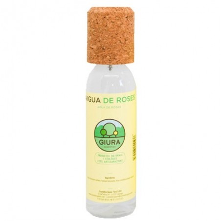 Agua de rosas ecológica 200 ml de Giura - Ecoalimentaria
