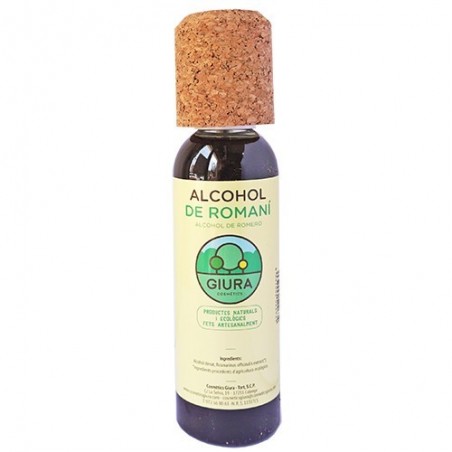 Alcohol de romero ecológico 200 ml de Giura - Ecoalimentaria