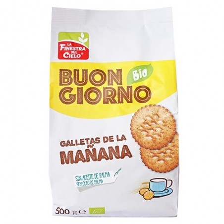 Galletas de la mañana bio 500 g de La Finestra - Ecoalimentaria