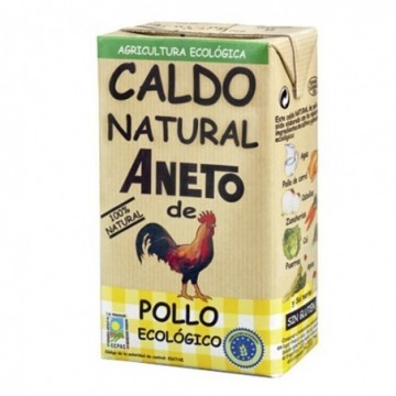Caldo de pollo ecológico Aneto
