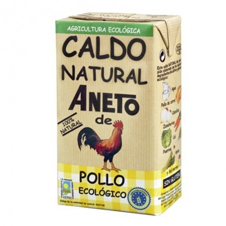 Caldo de pollo ecológico Aneto