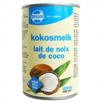 Llet de coco ecològica 400 ml de Terrasana - Ecoalimentaria