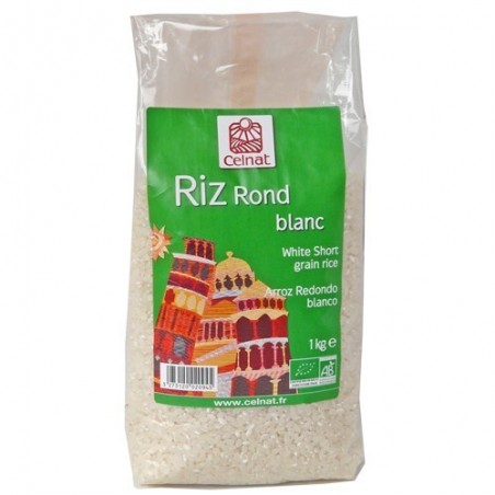 Arroz blanco redondo ecológico 500 g de Celnat - Ecoalimentaria