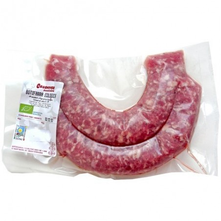 Botifarra crua ecològica 250 g Casanovas Cansaladers - Ecoalimentaria