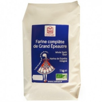 Harina de espelta integral ecológica 1 Kg de Celnat - Ecoalimentaria