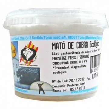 Requesón de cabra ecológico 2x110 g de Mas Garet - Ecoalimentaria
