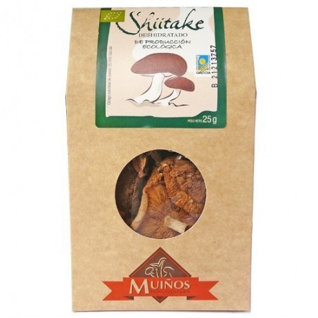 Shiitake deshidratat ecològic 25 g de Porto-Muiños - Ecoalimentaria