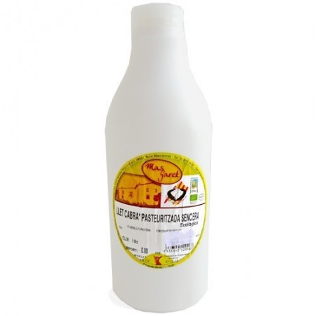 Llet fresca de cabra ecològica 1 l de Mas el Garet - Ecoalimentaria