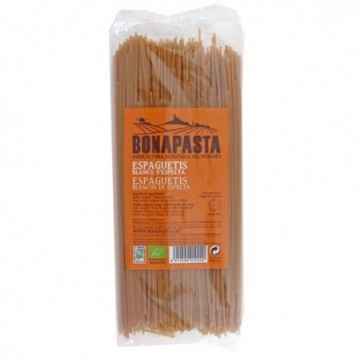 Espaguetis blancos de espelta bio 500 g de Bonapasta - Ecoalimentaria