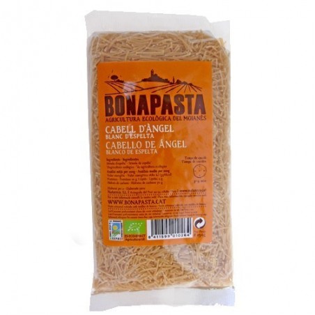 Cabello de ángel blanco de espelta bio 250g Bonapasta - Ecoalimentaria