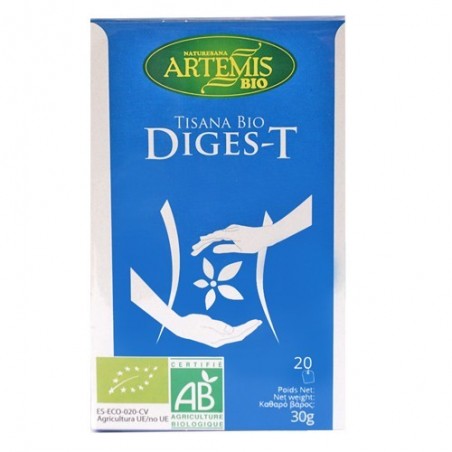 Tisana Diges-T ecológica 20 sobre de Artemis - Ecoalimentaria