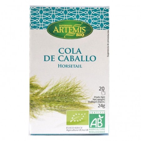 Infusión cola de caballo ecológica 20 sobres Artemis - Ecoalimentaria