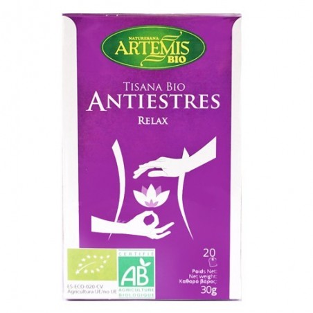 Tisana antiestrés ecológica 20 sobres de Artemis - Ecoalimentaria