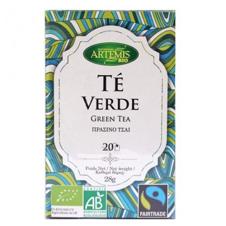 Te verd ecològic 20 sobres d'Artemis - Ecoalimentaria