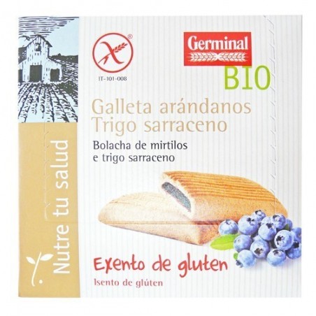 Galletas de arándanos y trigo sarraceno ecológicas 200 g de Germinal