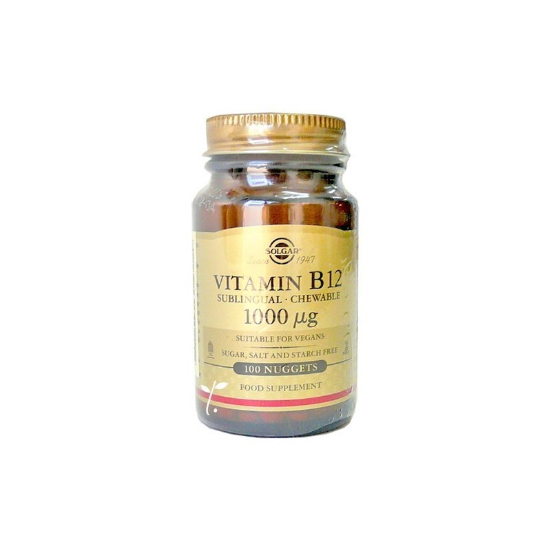 Vitamina B12 100 c de Solgar - Ecoalimentaria
