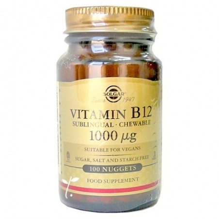 Vitamina B12 100 c de Solgar - Ecoalimentaria