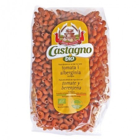 Codini amb tomàquet i albergínia bio 500 g Castagno - Ecoalimentaria