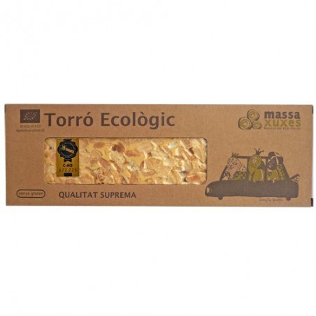 Turrón de Alicante ecológico 500 g de Massaxuxes - Ecoalimentaria
