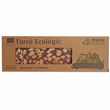 Turrón de chocolate ecológico 500 g de Massaxuxes - Ecoalimentaria