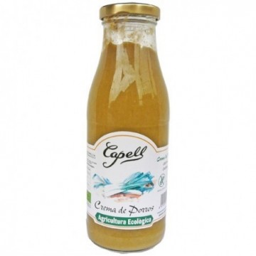 Crema de puerros ecológica 440 g de Capell - Ecoalimentaria