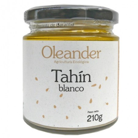 Tahín blanco ecológico 210 g de Oleander - Ecoalimentaria