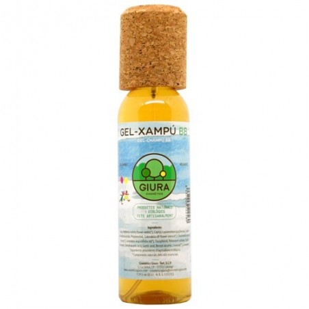 Gel-xampú de bany bebés ecològic 200 ml de Giura - Ecoalimentaria