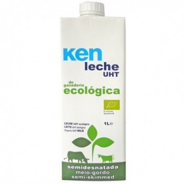 Leche semidesnatada ecológica 1 l de Ken - Ecoalimentaria