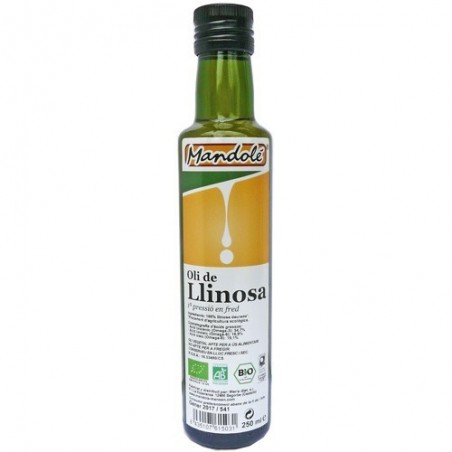 Aceite de lino ecológico 250 ml de Mandolé - Ecoalimentaria