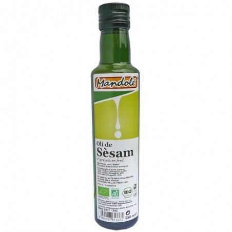 Oli de sèsam ecològic 250 ml de Mandolé - Ecoalimentaria