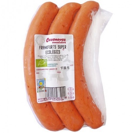 Frankfurt super ecològic 3x de Casanovas Cansaladers - Ecoalimentaria