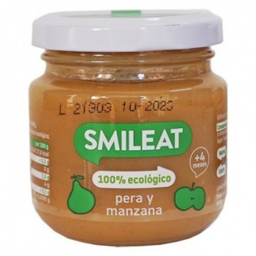 Potito pera y manzana ecológico 130 g de Smileat - Ecoalimentaria