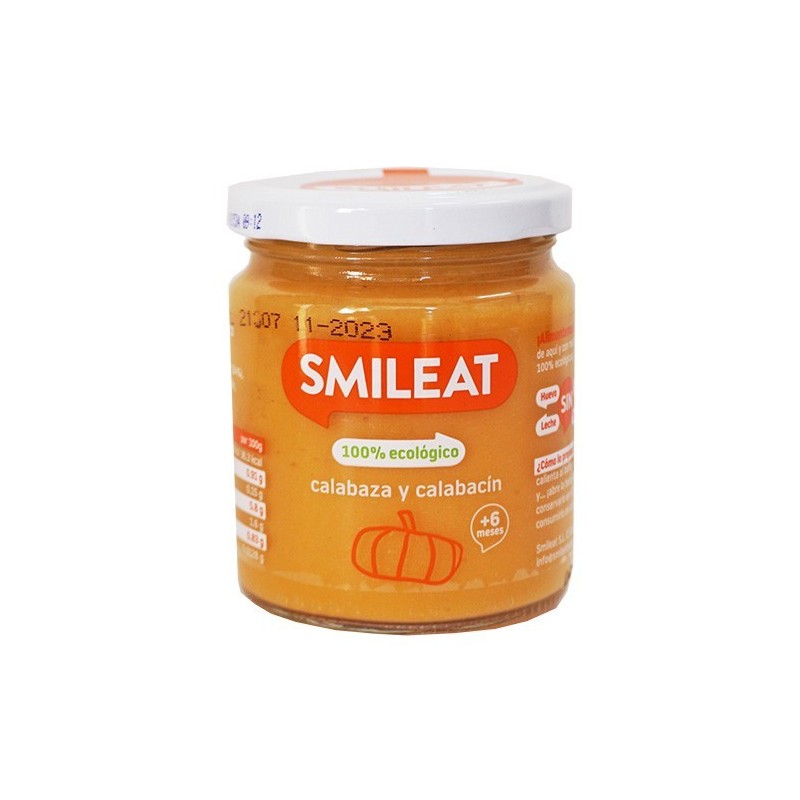 Potet carbassa i carbassó ecològic 230 g de Smileat - Ecoalimentaria