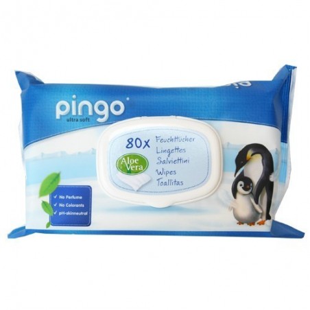 Toallitas bebés 80x de Pingo - Ecoalimentaria