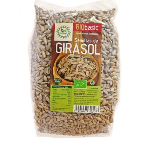 Semillas de girasol ecológicas 500 g de Sol Natural - Ecoalimentaria