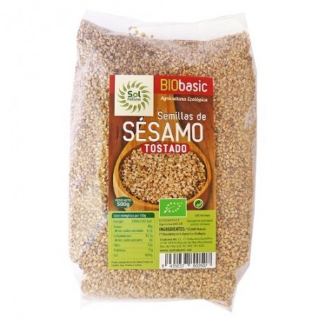 Semillas de sésamo ecológicas 500 g de Sol Natural - Ecoalimentaria