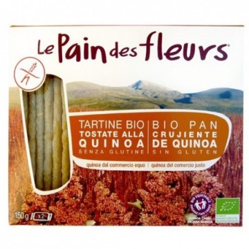 Pan crujiente de quinoa bio 150 g Le Pain des Fleurs - Ecoalimentaria