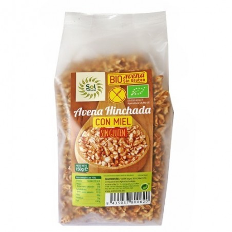 Avena hinchada con miel ecológica 125 g Sol Natural - Ecoalimentaria
