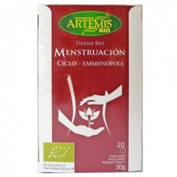 Tisana menstruación ecológica 20 sobres de Artemis - Ecoalimentaria
