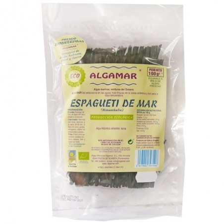 Espagueti de mar ecològic 100 g d'Algamar - Ecoalimentaria