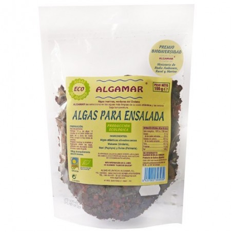 Algas para ensalada ecológicas 100 g de Algamar - Ecoalimentaria