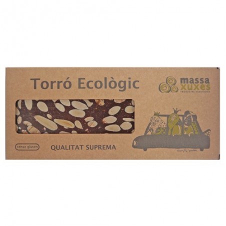 Turrón de chocolate ecológico 200 g de Massaxuxes - Ecoalimentaria