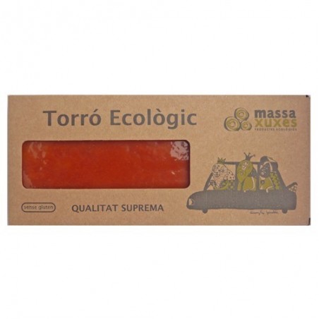 Torró de gema cremada ecològic 200 g de Massaxuxes - Ecoalimentaria