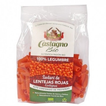 Sedanis de llenties vermelles bio 250 g de Castagno - Ecoalimentaria