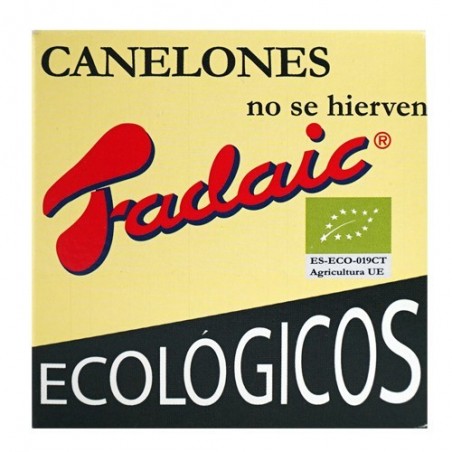 Placas de canelones ecológicas 80 g de Fadaic - Ecoalimentaria