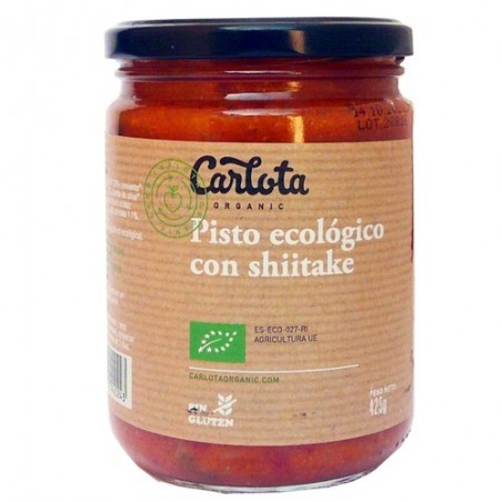 Pisto con shiitake ecológico 425 g de Carlota - Ecoalimentaria
