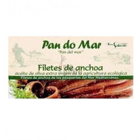 Filetes de anchoa ecológicos 50 ml de Pan do Mar - Ecoalimentaria
