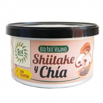 Paté shiitake i chia ecològic 125 g de Sol Natural - Ecoalimentaria