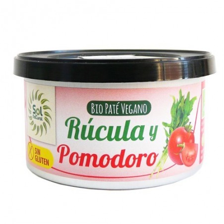 Paté rúcula y pomodoro ecológico 125 g de Sol Natural - Ecoalimentaria